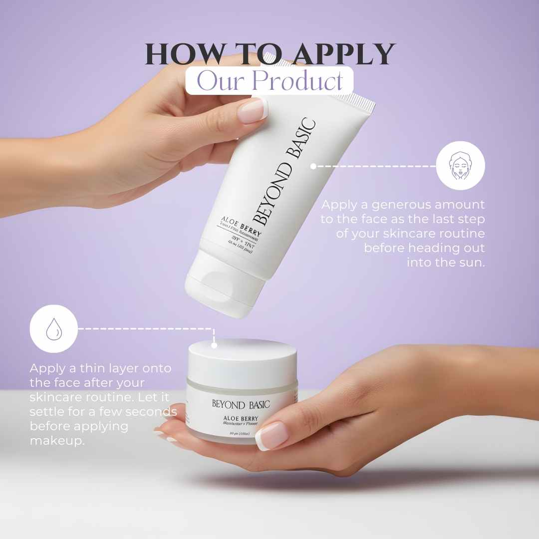 Beyond Basic Moisturizer + Primer & Face Sunscreen Duo