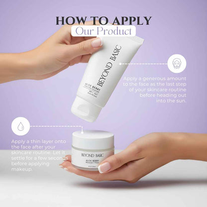 Beyond Basic Moisturizer + Primer & Face Sunscreen Duo